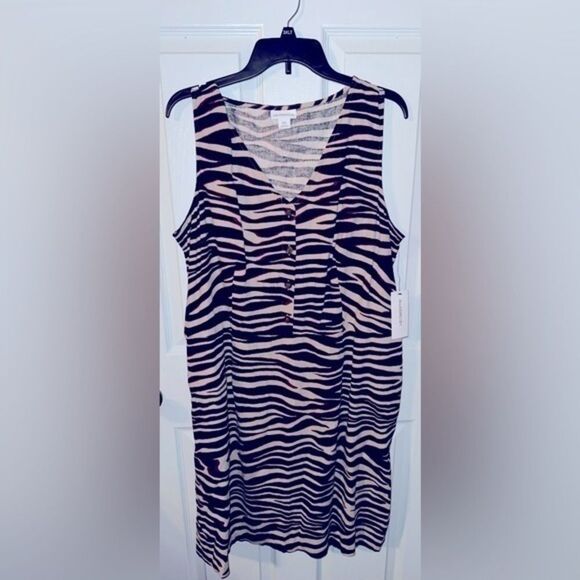 Liz Claiborne Dresses & Skirts - 5/25 - Buy 5 for $25 Women's Sleeveless Animal Print A-Line Dress - 2XL - NWT